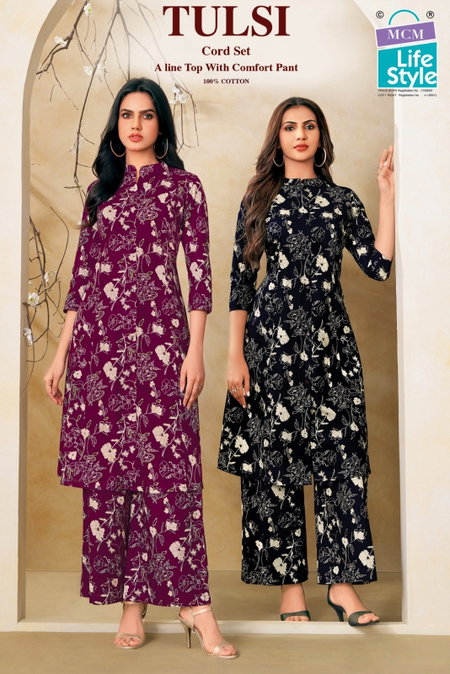 Tulsi Vol 1 By Mcm Cotton Printed A Line Co Ord Set Wholesale Shop In Surat
